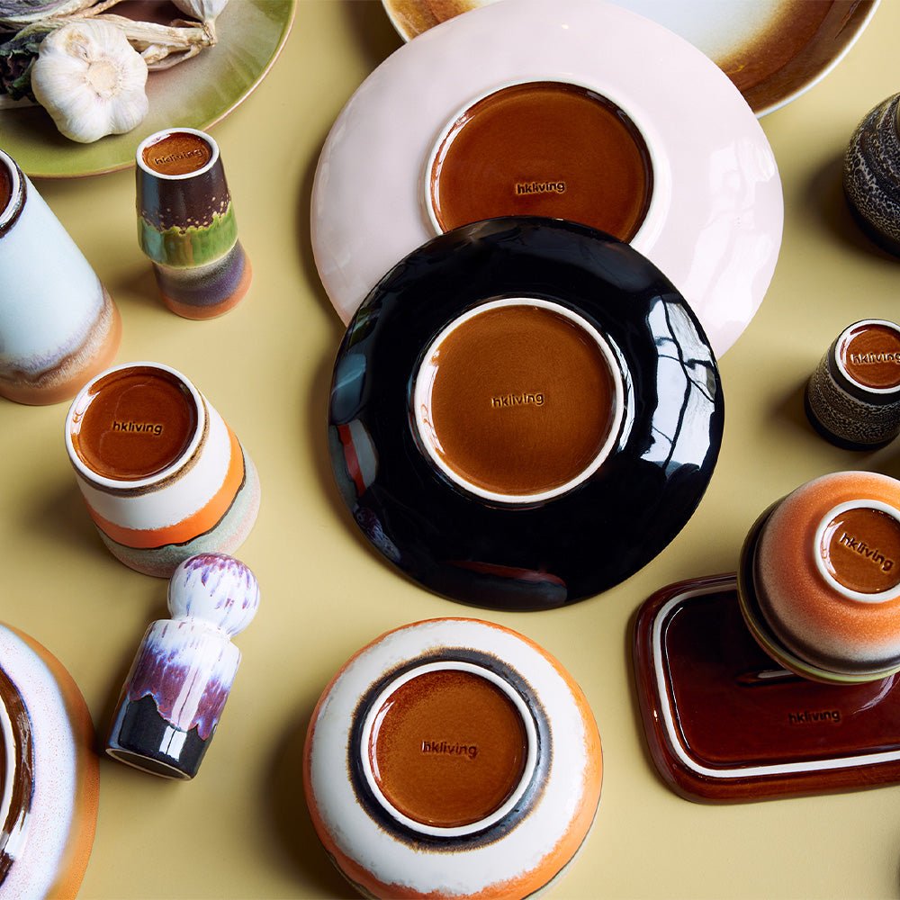 70s Ceramics Bowl Golden Hour