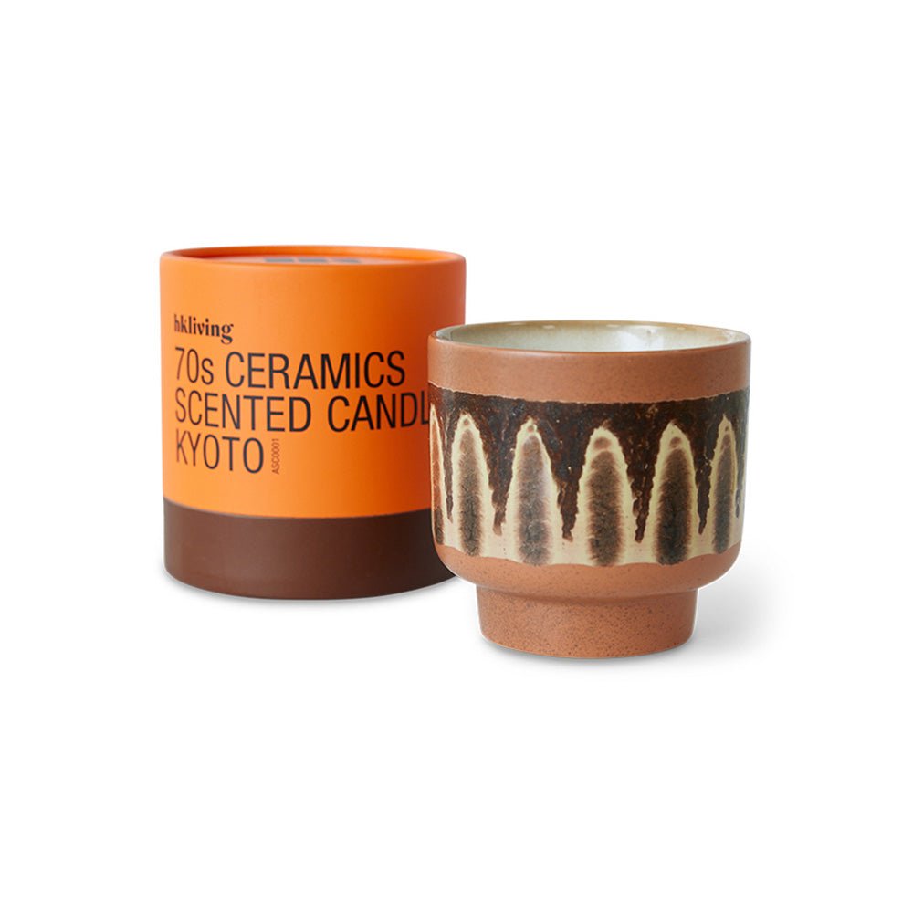 70s Ceramics: Scented Candle - Kyoto