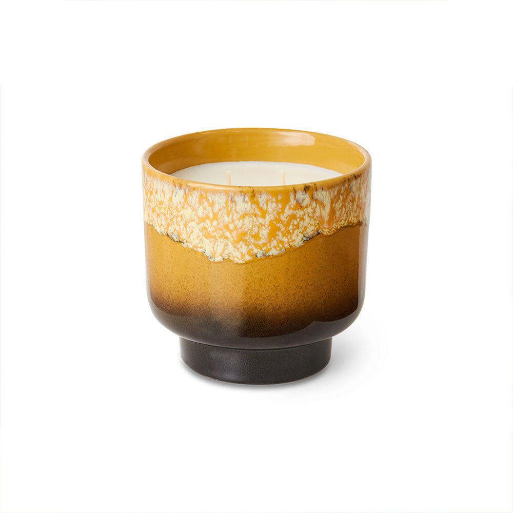 70s Ceramics: Scented Candle - Valencia