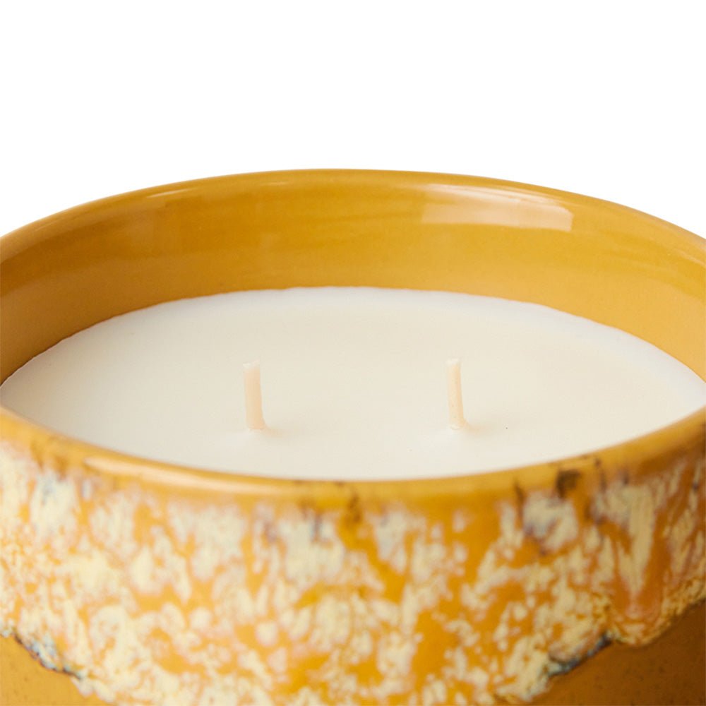 70s Ceramics: Scented Candle - Valencia