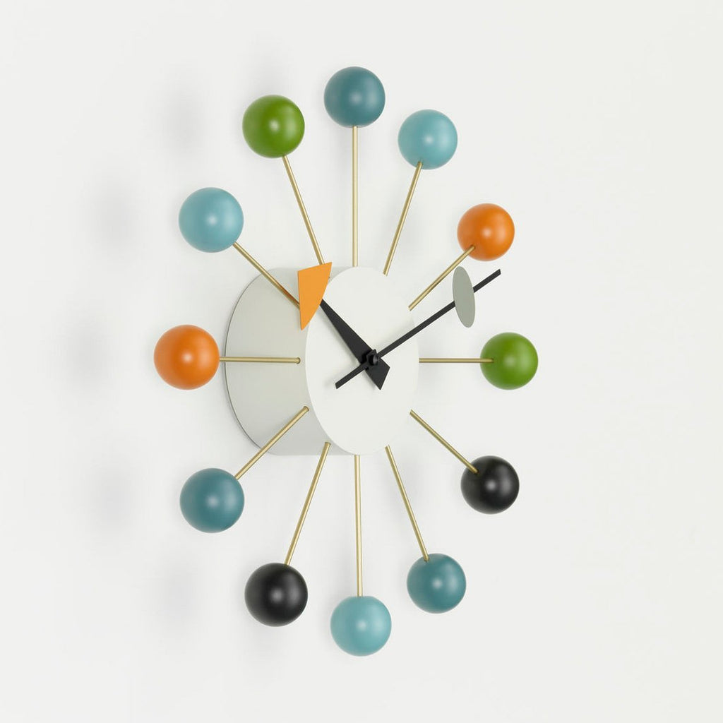 Ball Wall Clock Multicolor